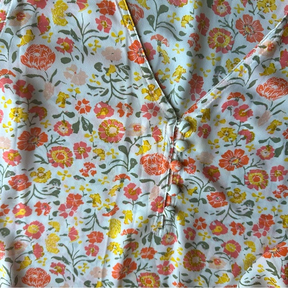 Loft Sleeveless Floral Print Blouse - Picture 4 of 5